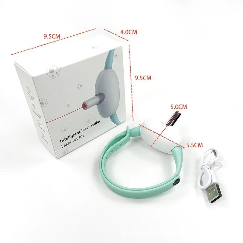 Innovative Adjustable Smart Laser Collar for Cats – Engaging Pet Teasing Toy with Dual Laser Modes