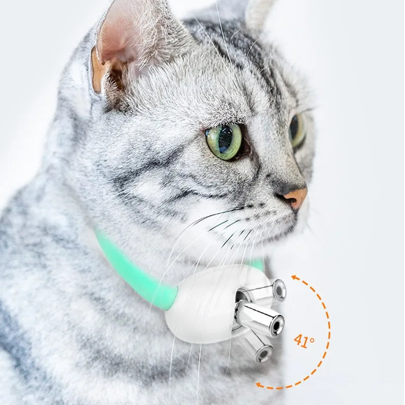Innovative Adjustable Smart Laser Collar for Cats – Engaging Pet Teasing Toy with Dual Laser Modes