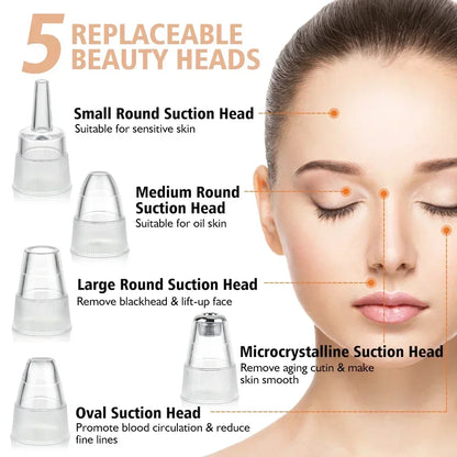 Revolutionize Your Skin Care Routine with Our Electric Blackhead Remover – USB Facial Pore Cleaner for Spotless Skin and Acne-Free Complexion!