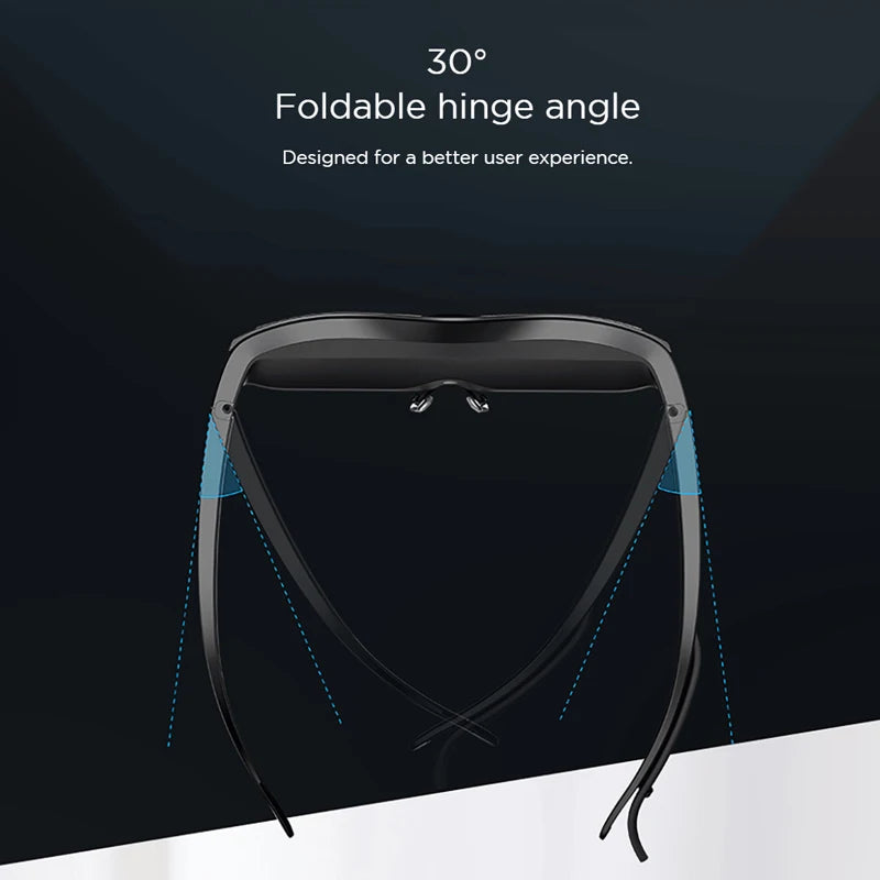 Experience Immersive Entertainment with TCL Rayneo NXTWEAR AIR Glasses - 140 Inch Micro-OLED Screen for 3D Full HD Private Cinema