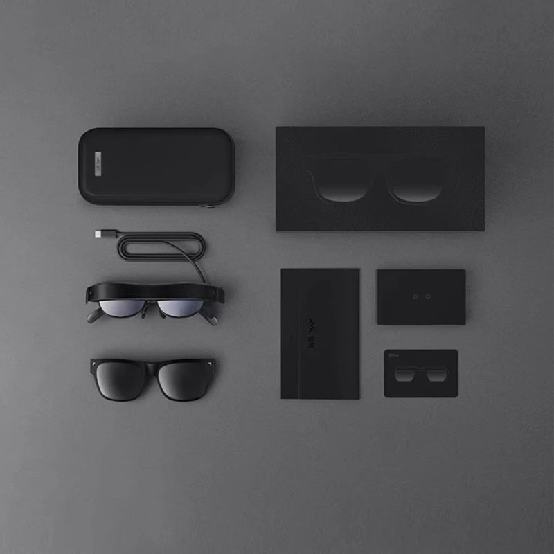 Experience Immersive Entertainment with TCL Rayneo NXTWEAR AIR Glasses - 140 Inch Micro-OLED Screen for 3D Full HD Private Cinema