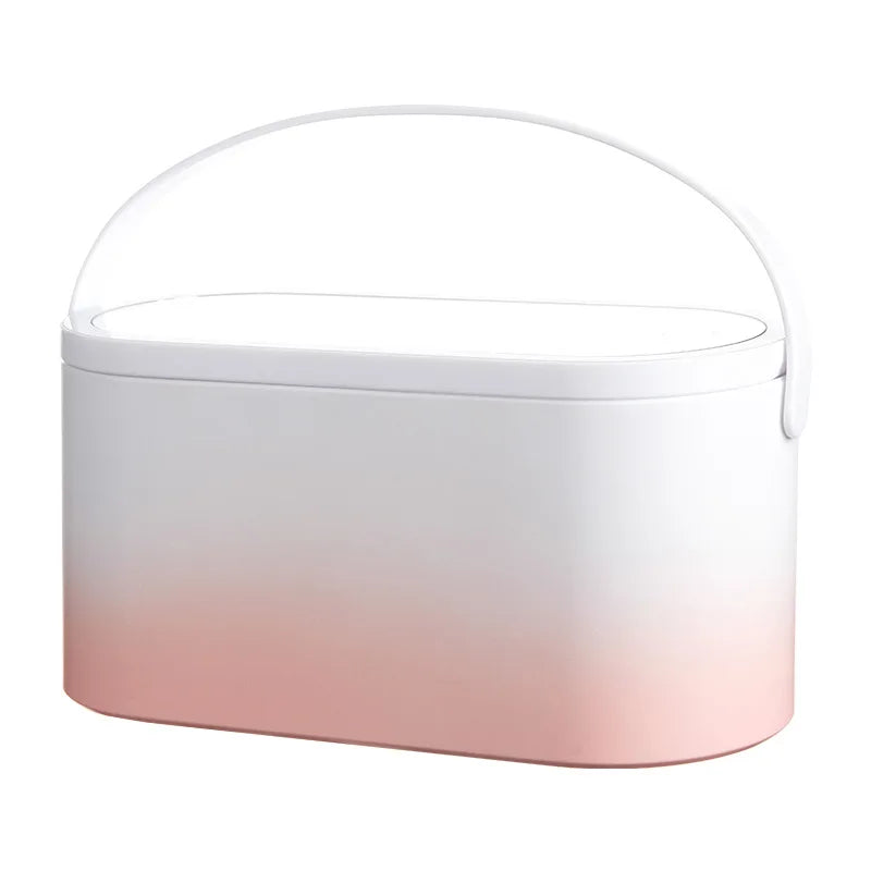 Illuminate Your Beauty Routine with Our Rechargeable LED Makeup Mirror – Portable, Folding, and Stylish!