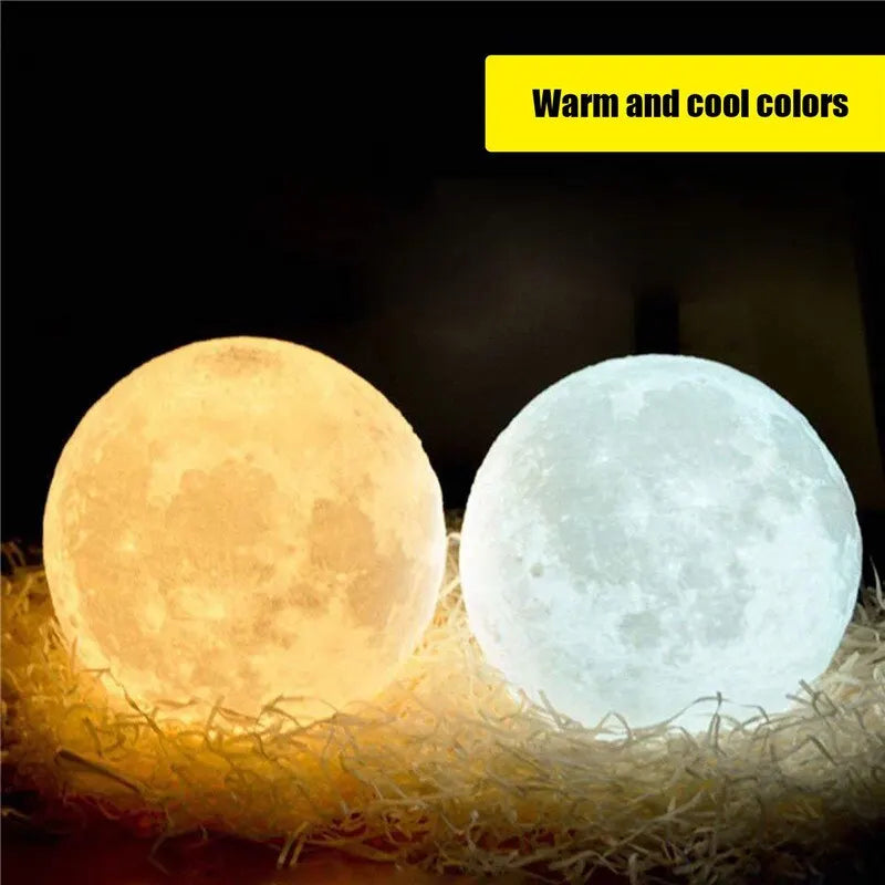 Light Up Your Life with the Moon: The 3D Print LED Night Light That’s Out of This World!