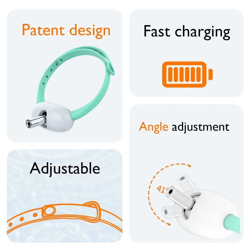 Innovative Adjustable Smart Laser Collar for Cats – Engaging Pet Teasing Toy with Dual Laser Modes