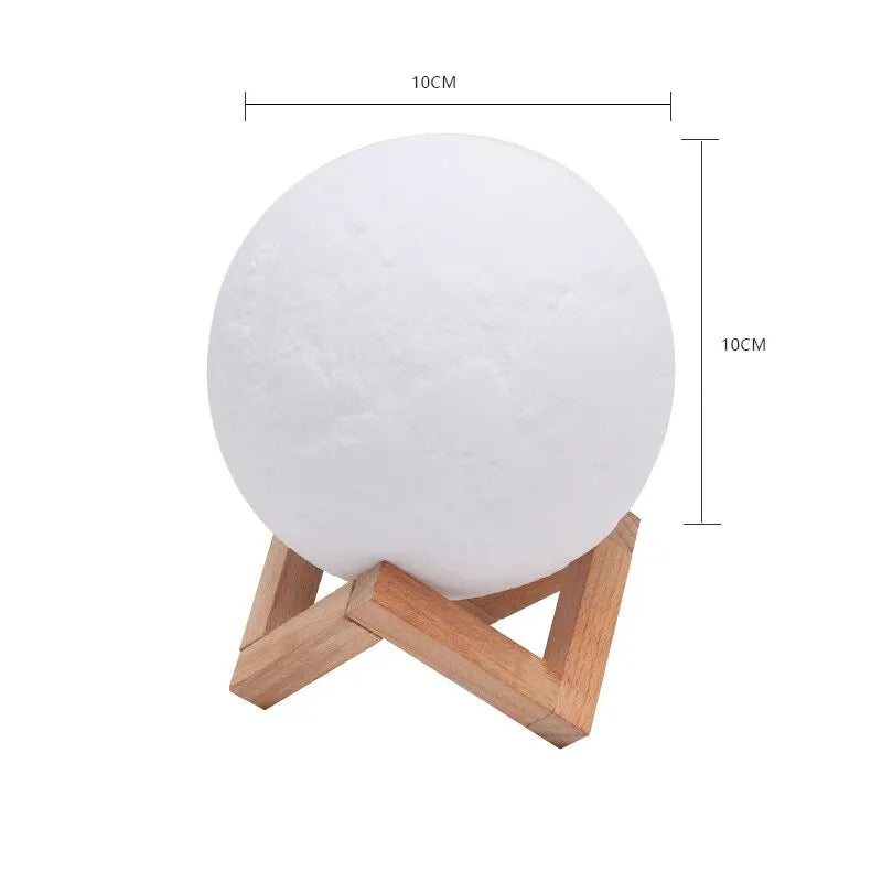 Light Up Your Life with the Moon: The 3D Print LED Night Light That’s Out of This World!