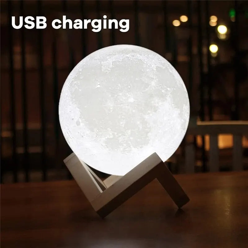 Light Up Your Life with the Moon: The 3D Print LED Night Light That’s Out of This World!